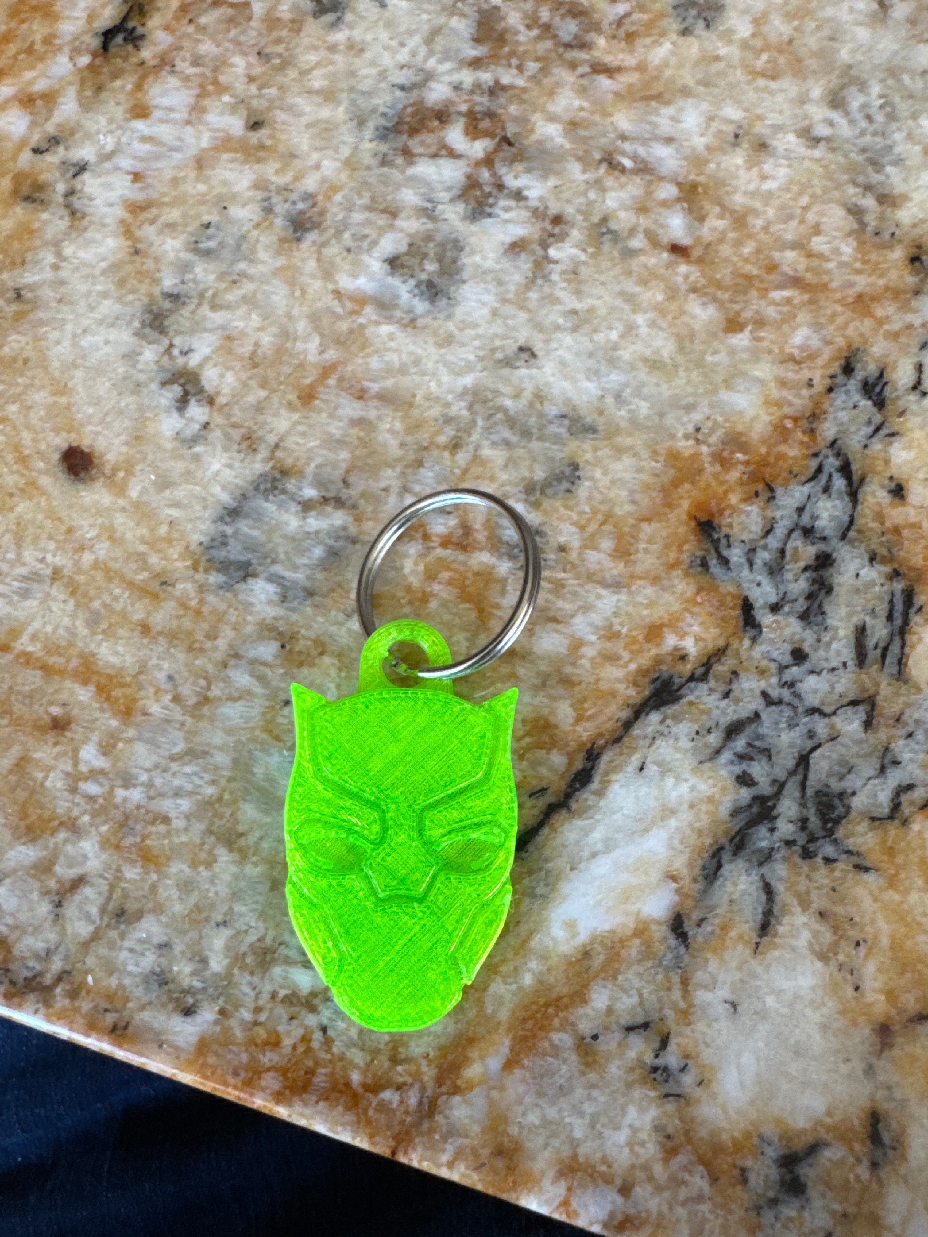Black panther keychain